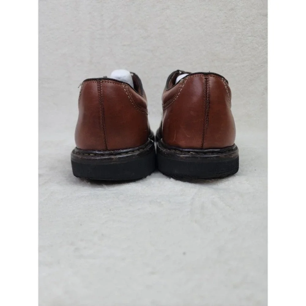Allen Edmonds LaSalle 4398 Brown Leather‎ Split Toe Oxford Dress Shoes 12